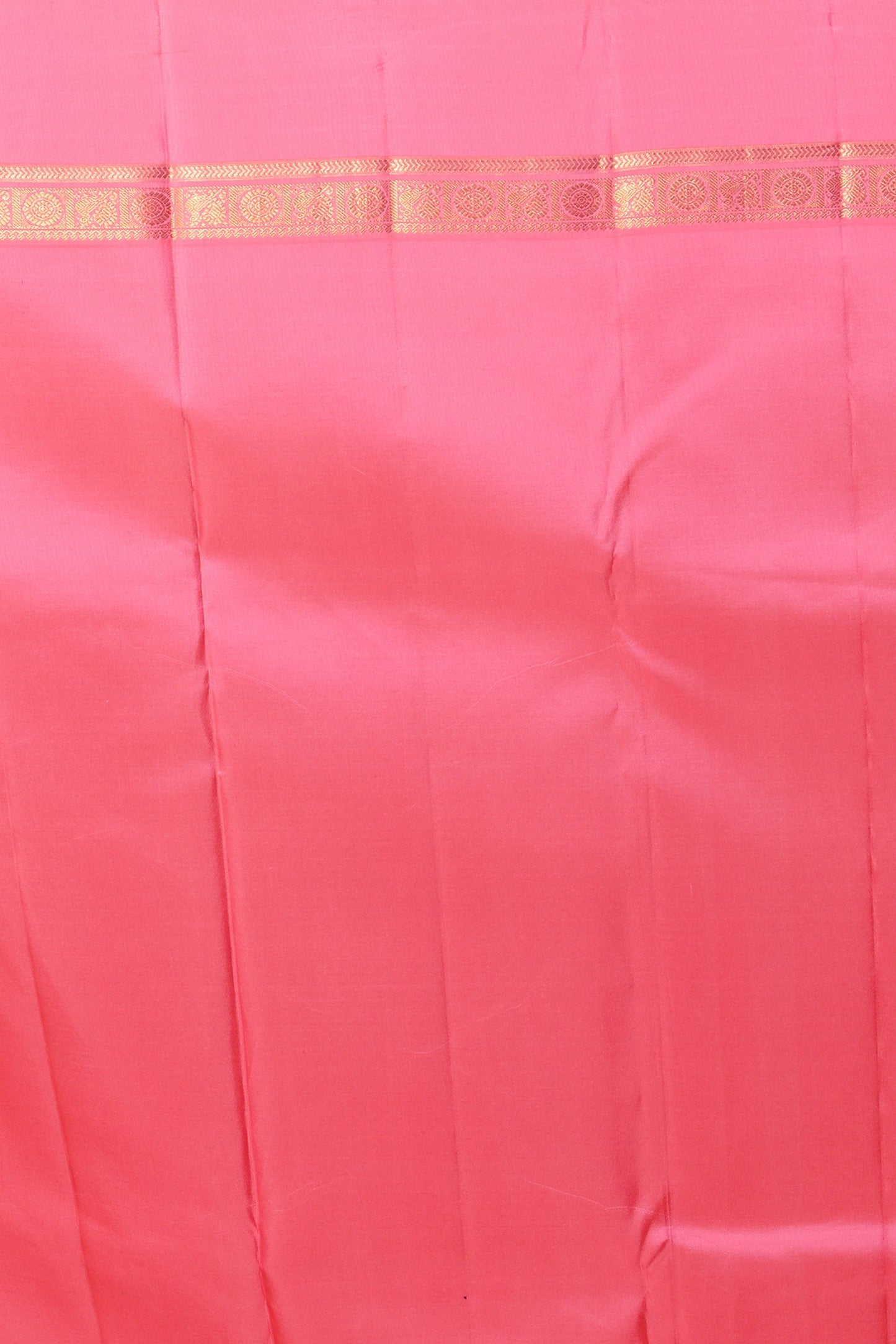 Kanchipuram Silk Butta Yellow Saree With Rettai Pattu Border