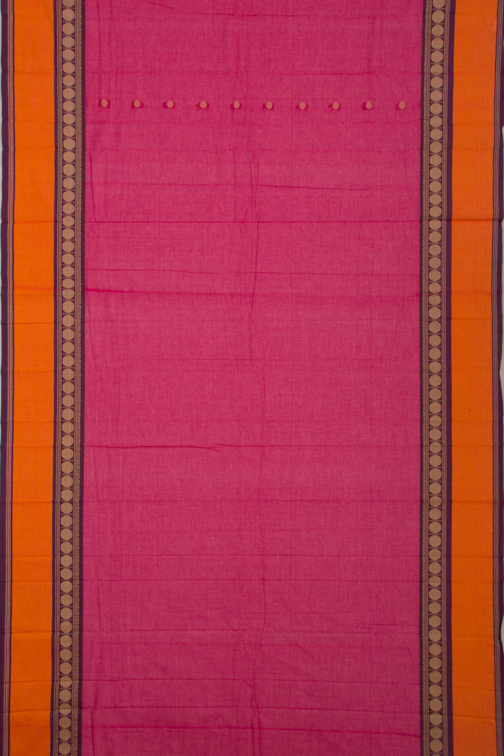 Chettinad Cotton Butta Pink Saree