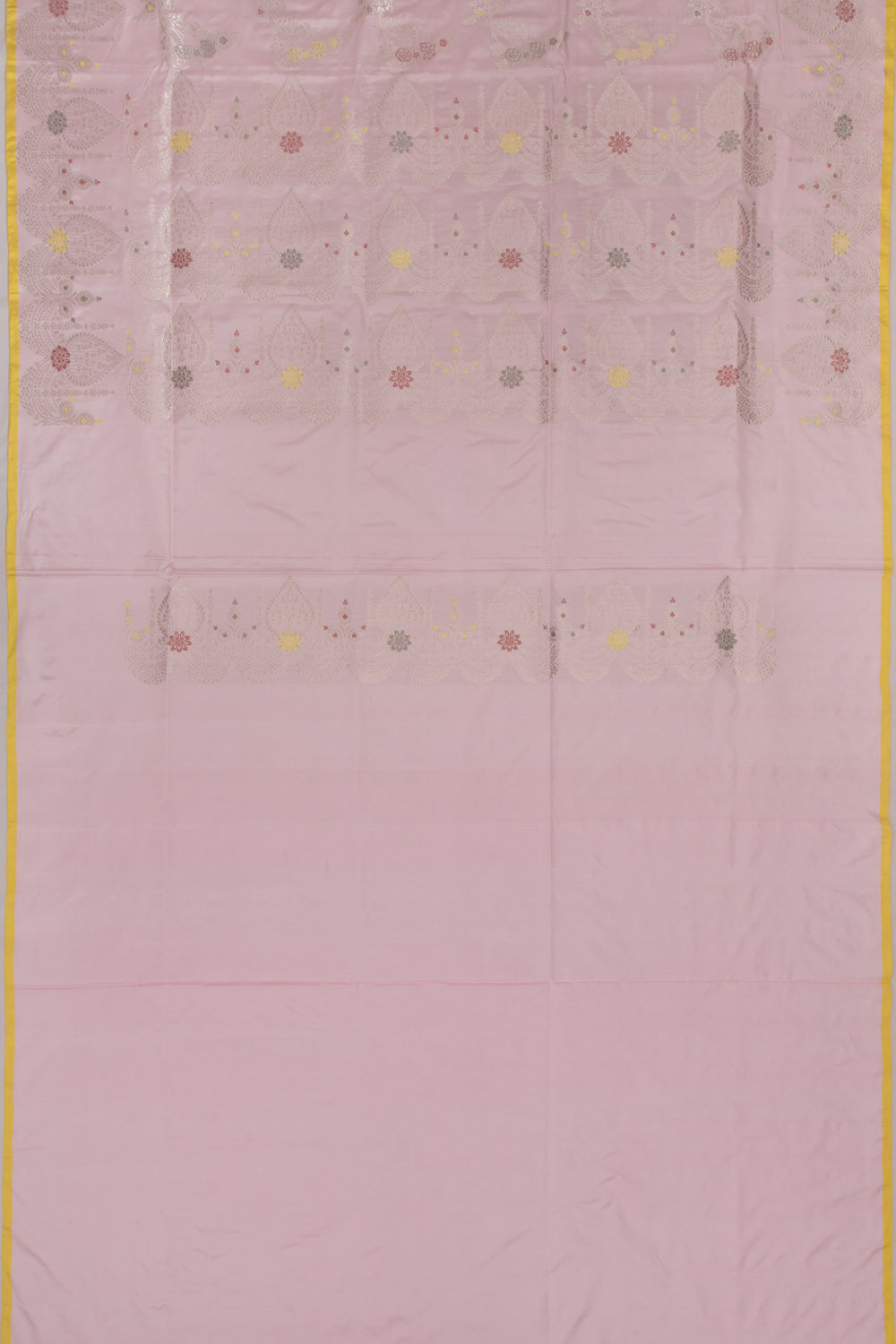 Banarasi Silk Jaal Pastel Pink Saree