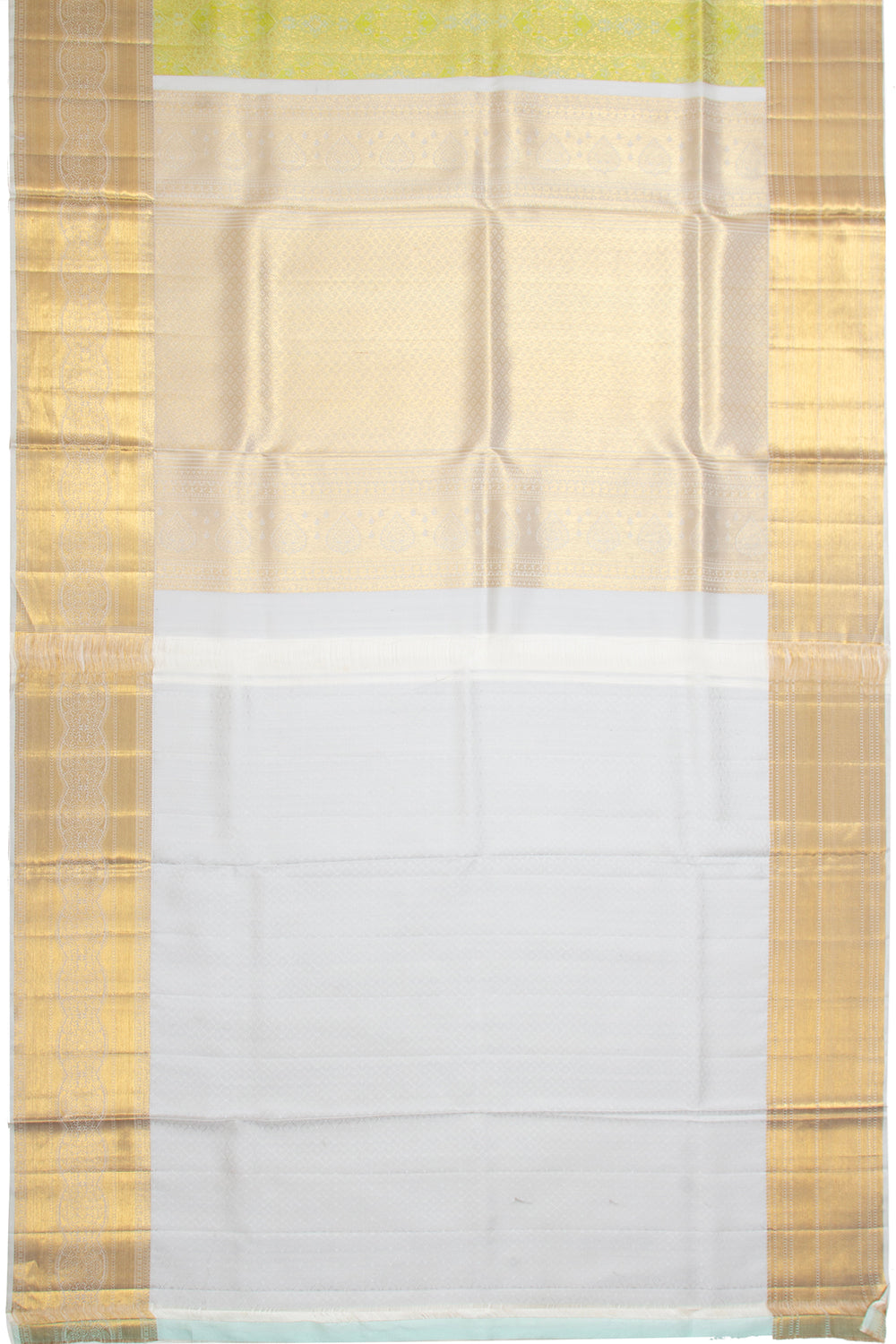 Kanchipuram Silk Brocade Green Saree