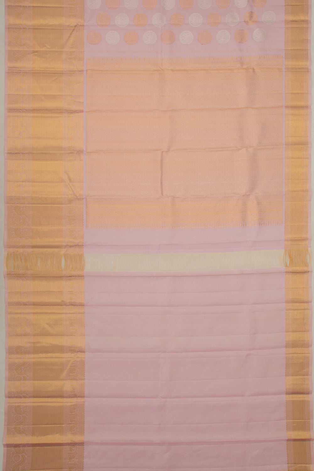 Kanchipuram Silk Butta Lavender Saree