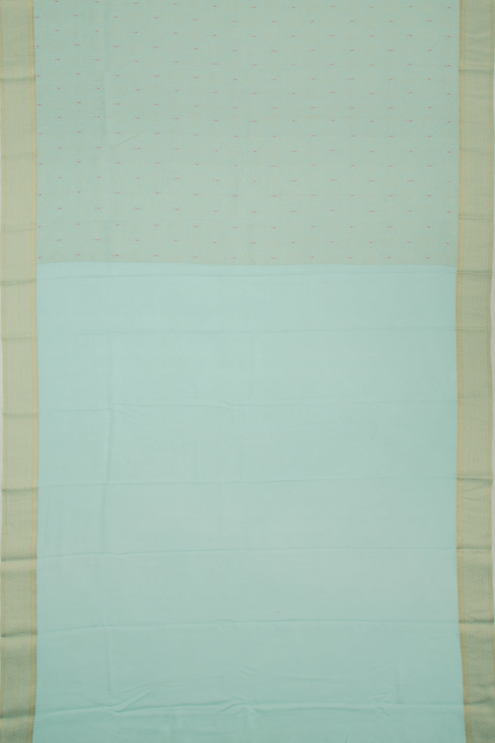 Binny Silk Brocade Sky Blue Saree