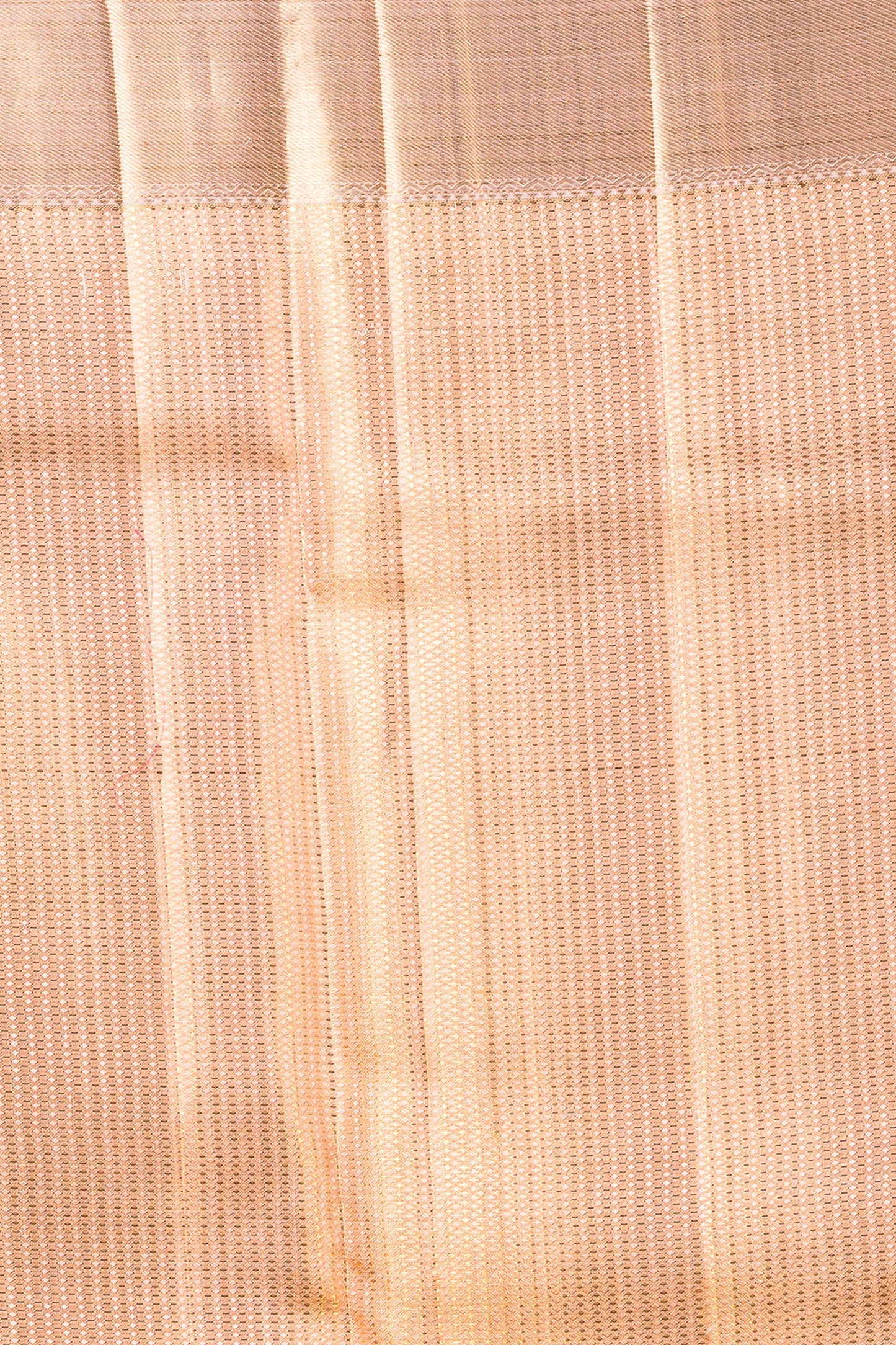 Kanchipuram Silk Tissue Brocade Gold Saree