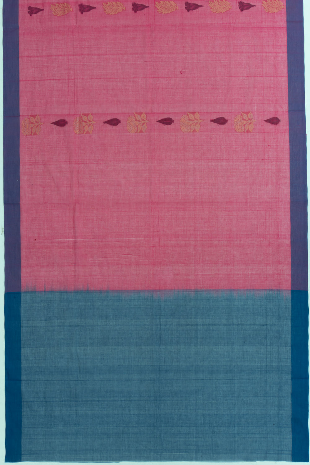 Chettinad Cotton Butta Rani Pink Saree