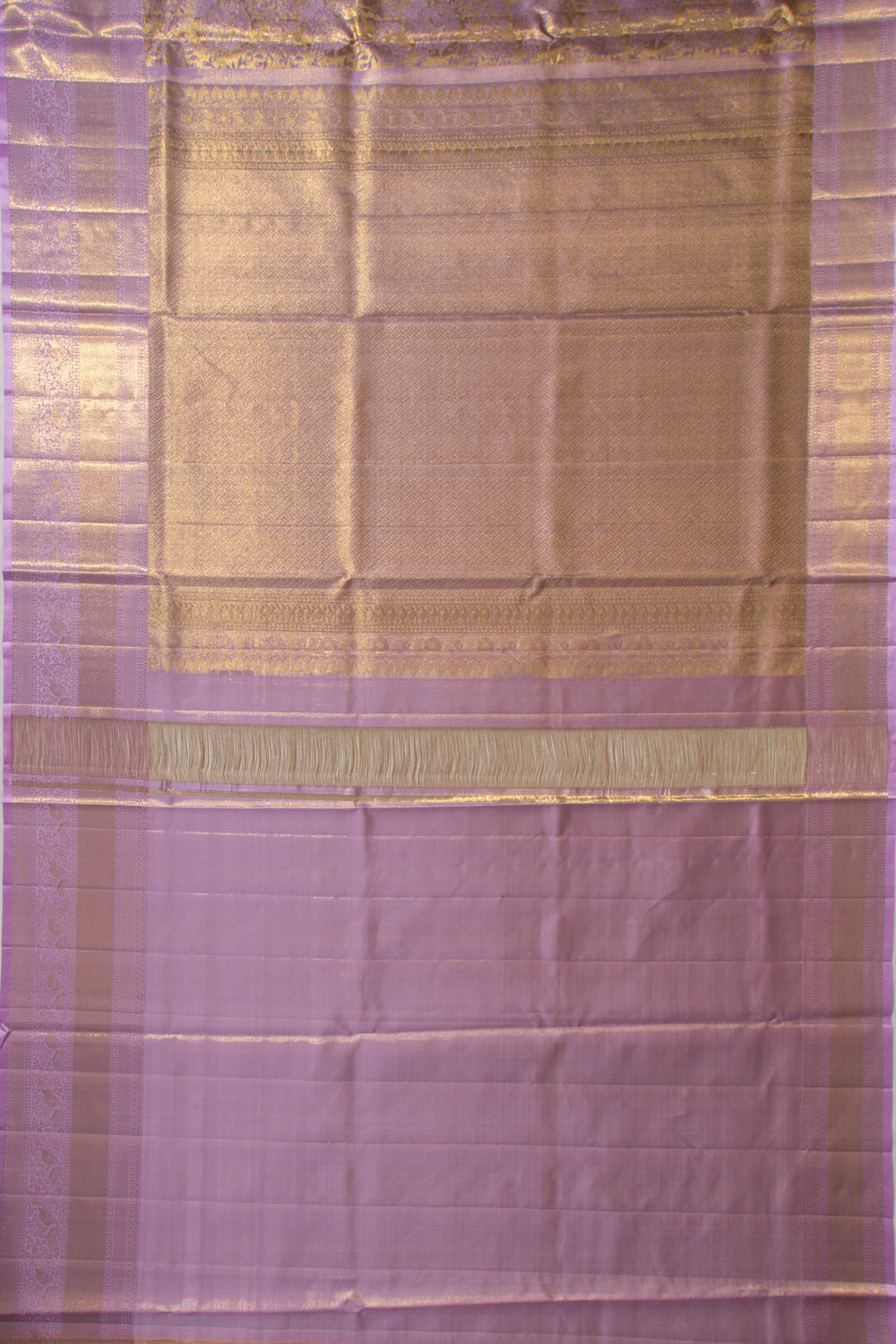 Kanchipuram Silk Tissue Lavender Saree