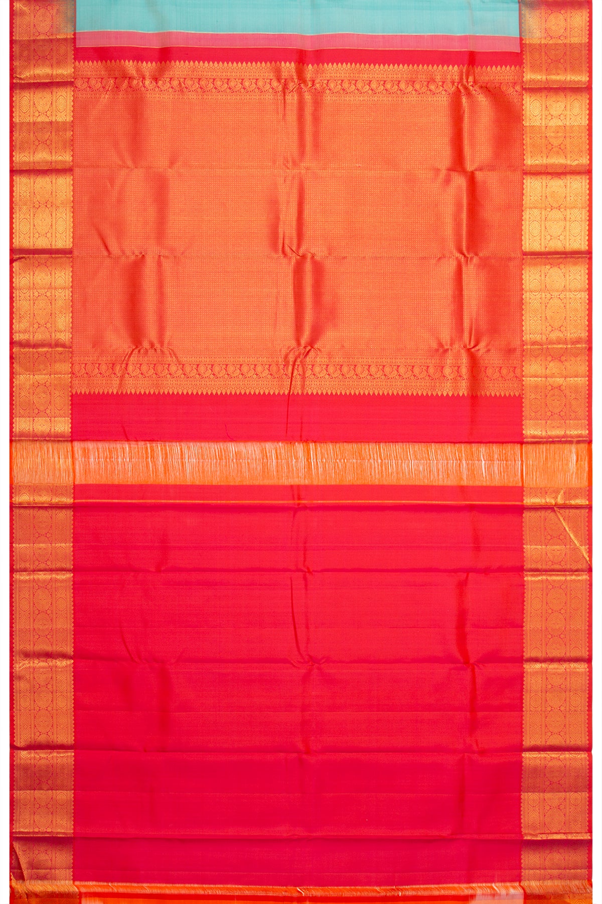 Taranga Kanchi Silk Butta Sky Blue Saree