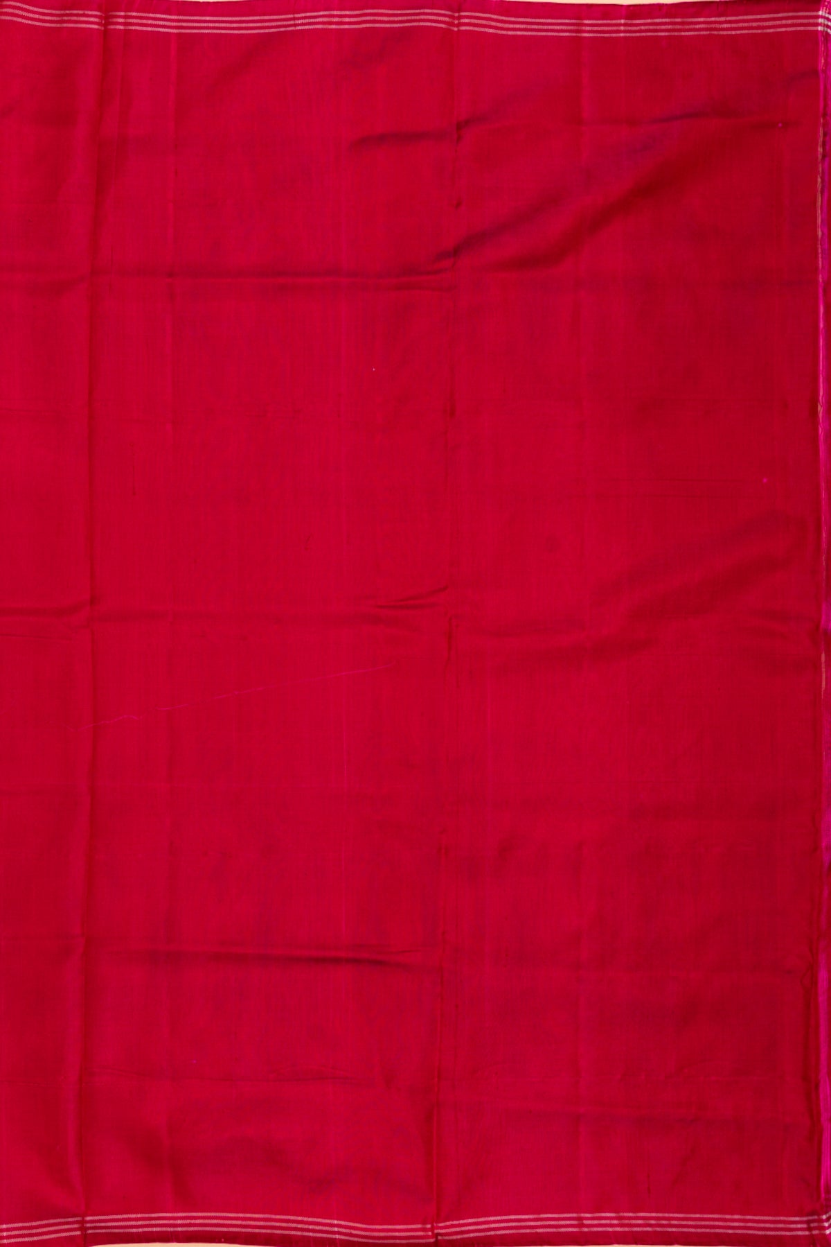 Semi Patan Patola Silk Ikat Red Saree