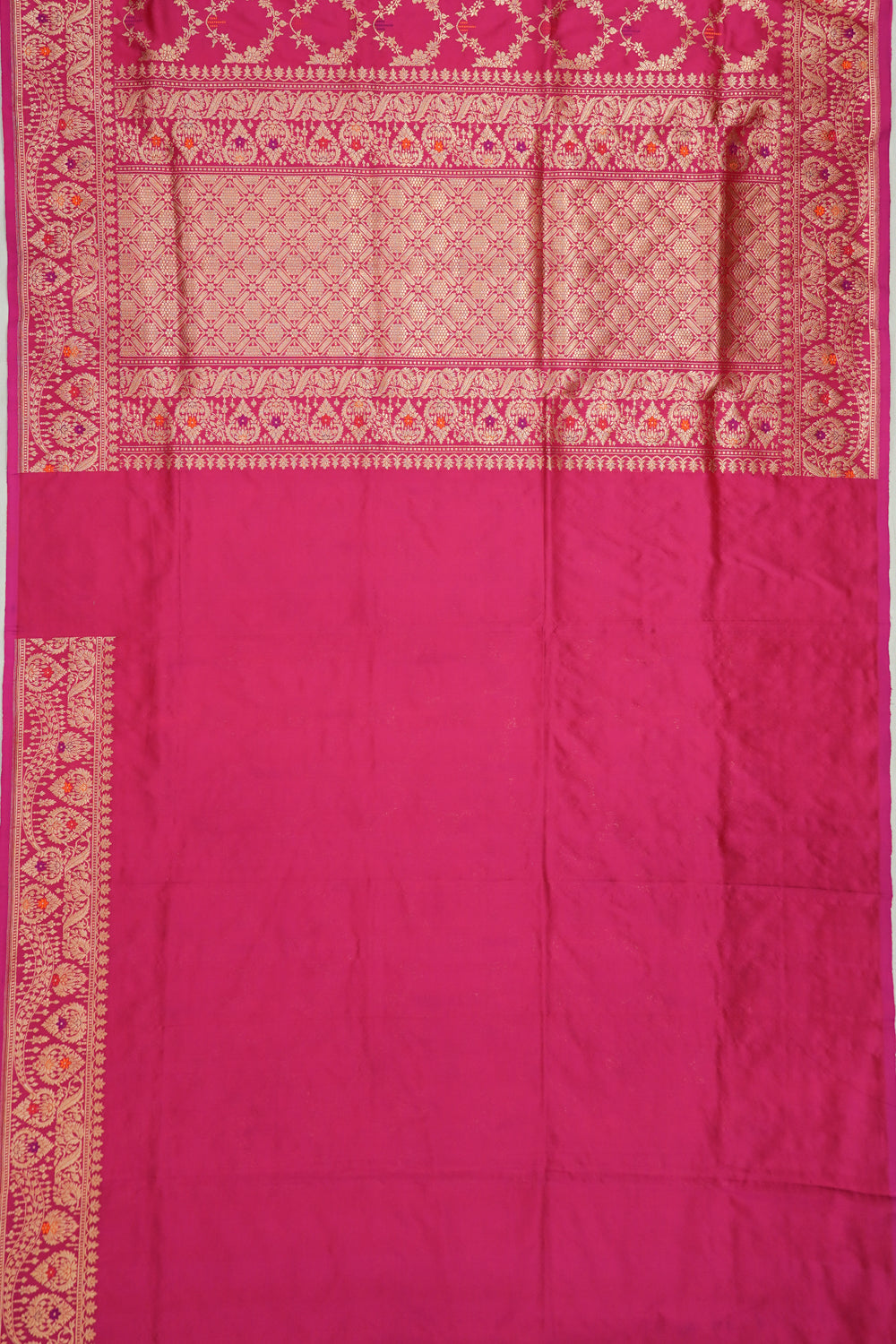Banarasi Silk Brocade Pink Saree