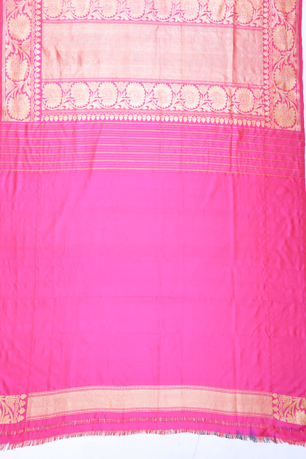 Banarasi Silk Butta Yellow Saree
