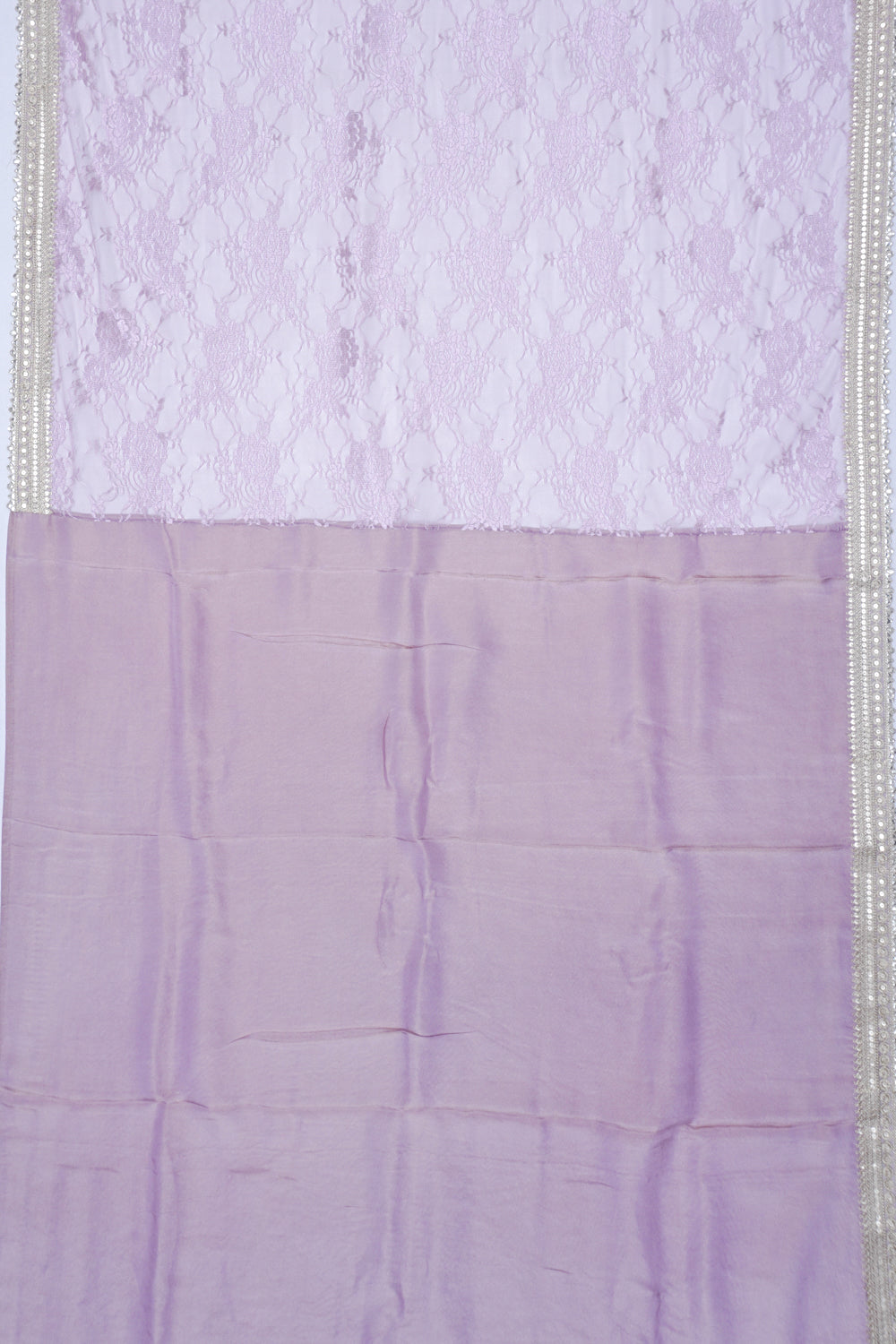 Net Lilac Saree