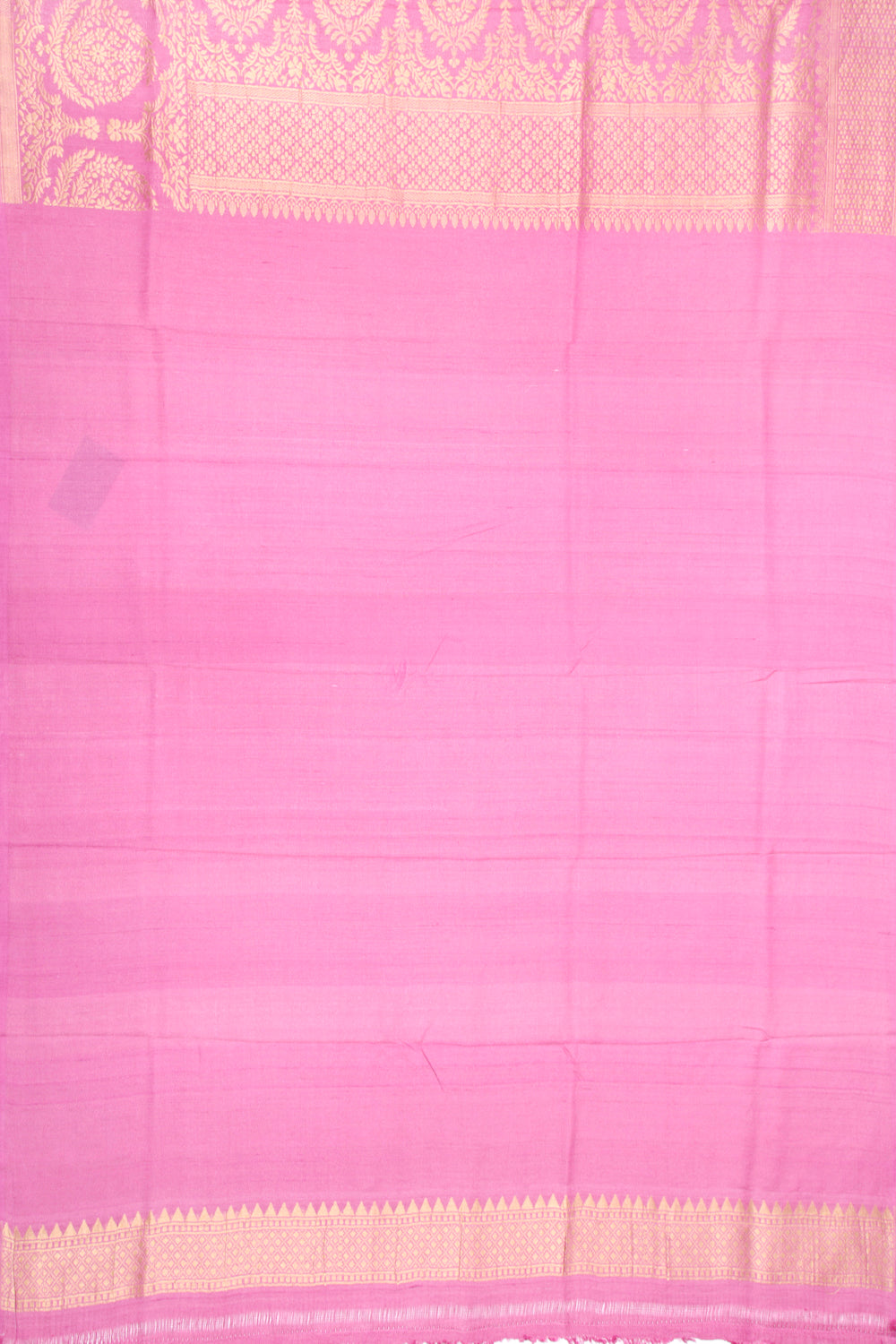 Banarasi Tussar Georgette Jaal Pink Saree