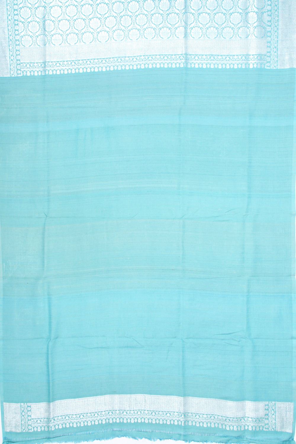 Banarasi Tussar Georgette Jaal Blue Saree