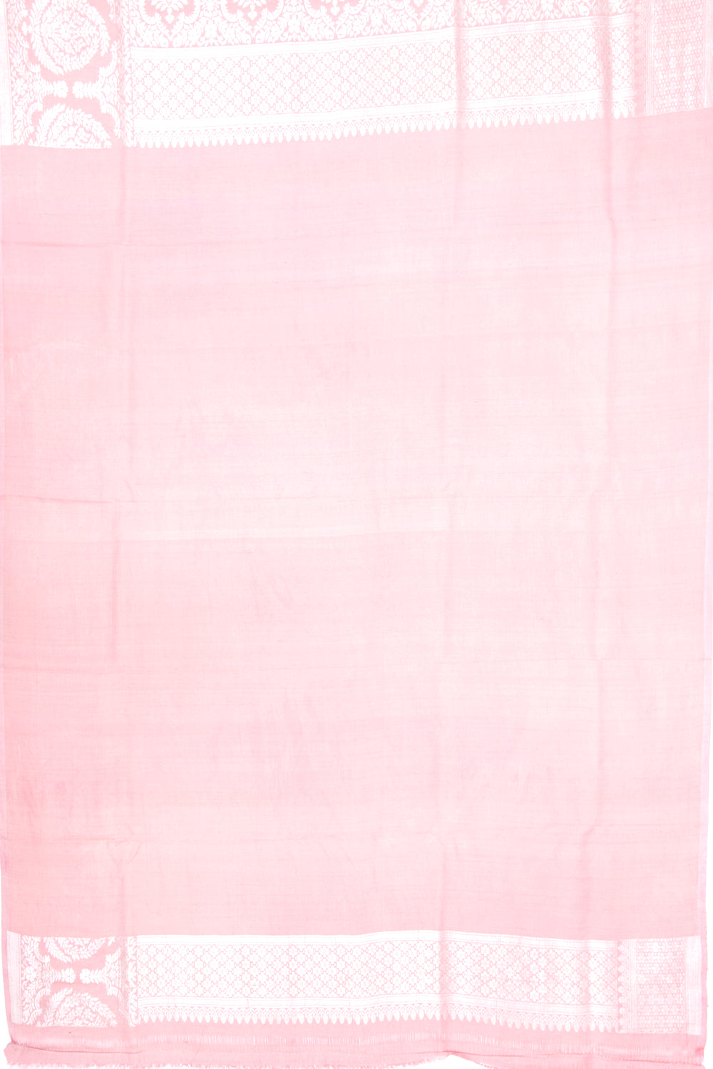 Banarasi Tussar Georgette Brocade Peach Saree