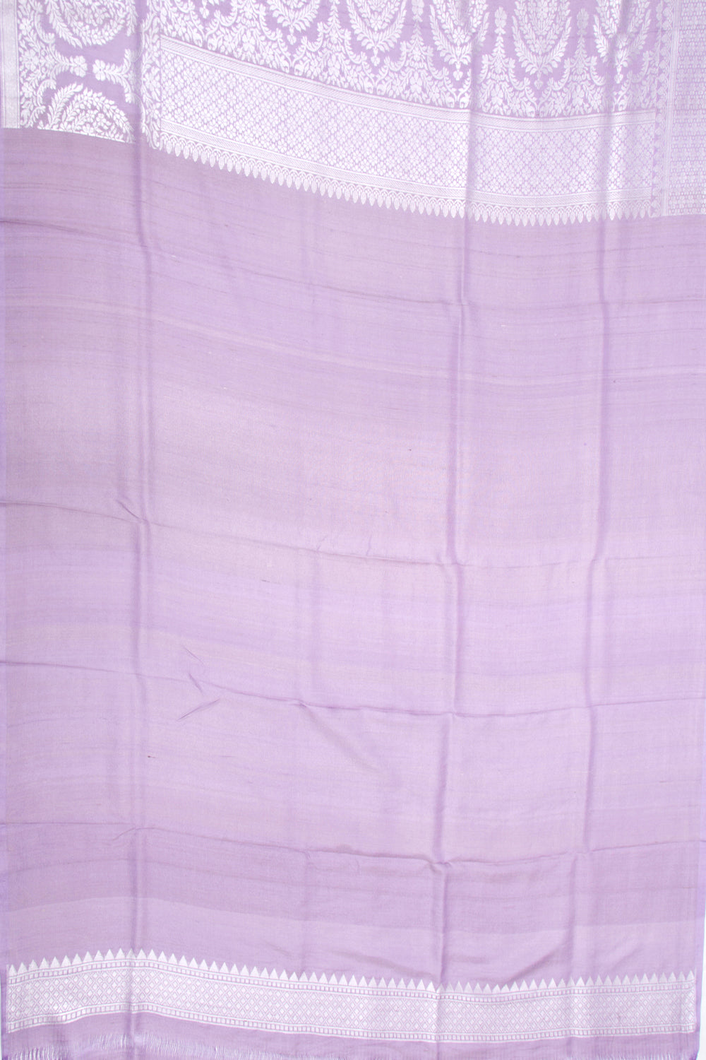 Banarasi Tussar Georgette Jaal Lavender Saree