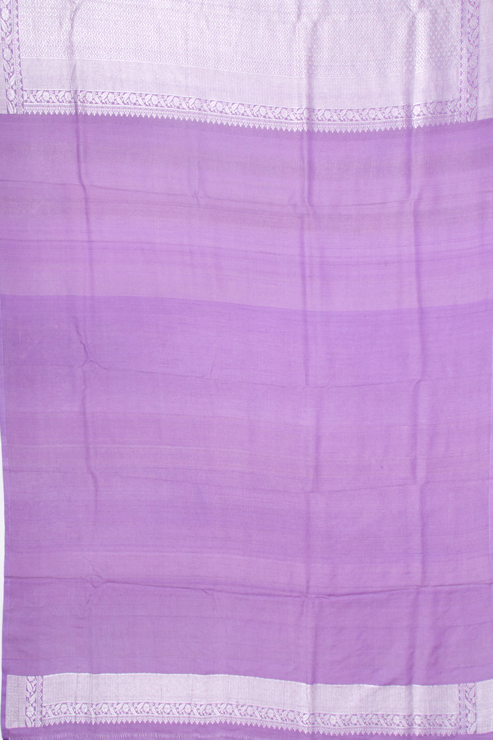 Banarasi Tussar Georgette Jaal Lavender Saree