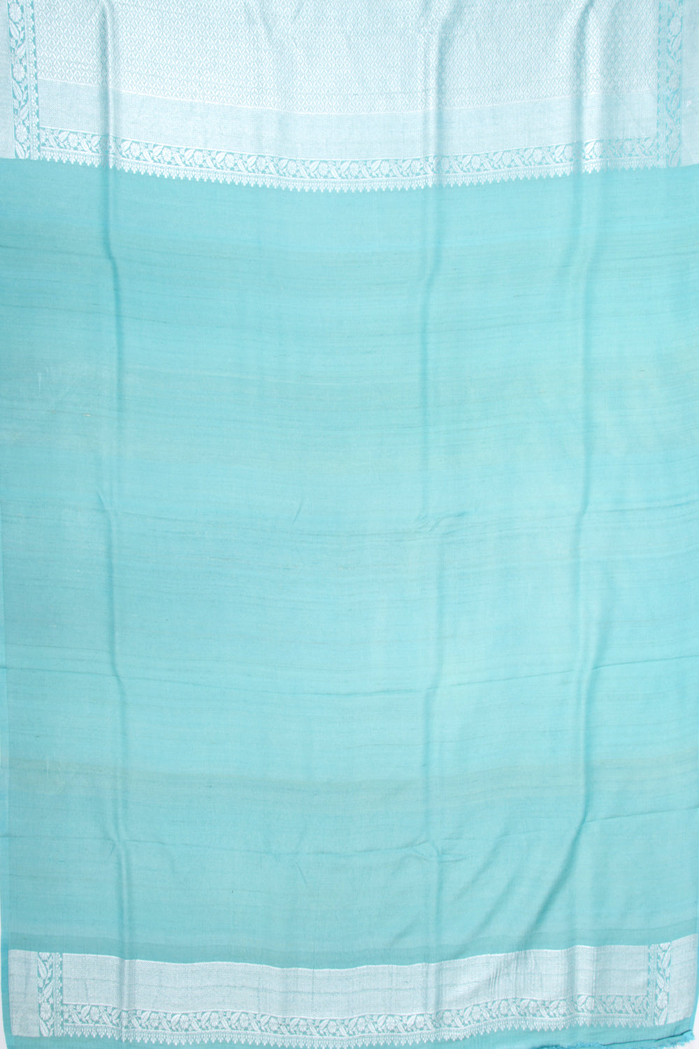 Banarasi Tussar Georgette Jaal Sky Blue Saree