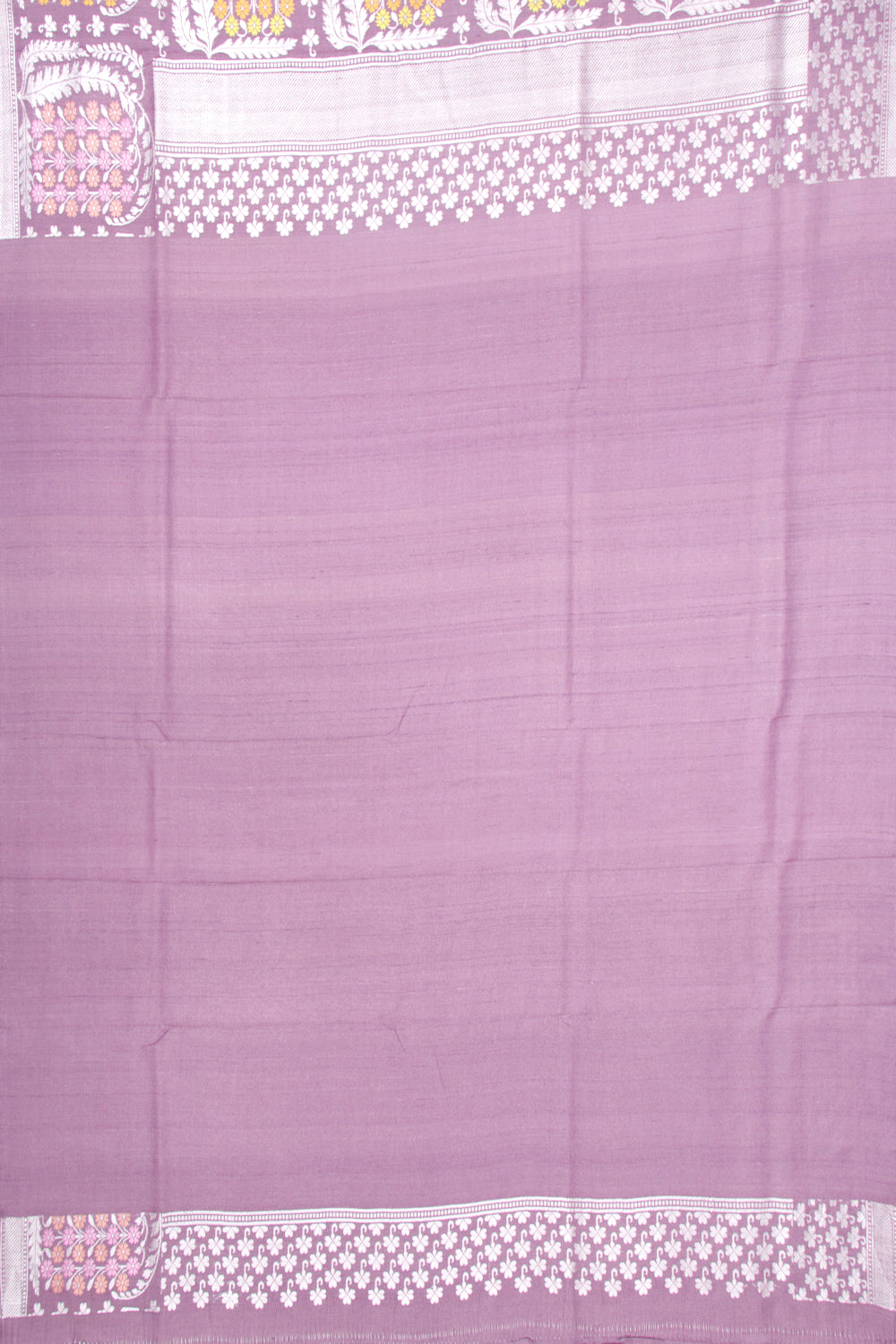 Banarasi Tussar Georgette Jaal Lavender Saree