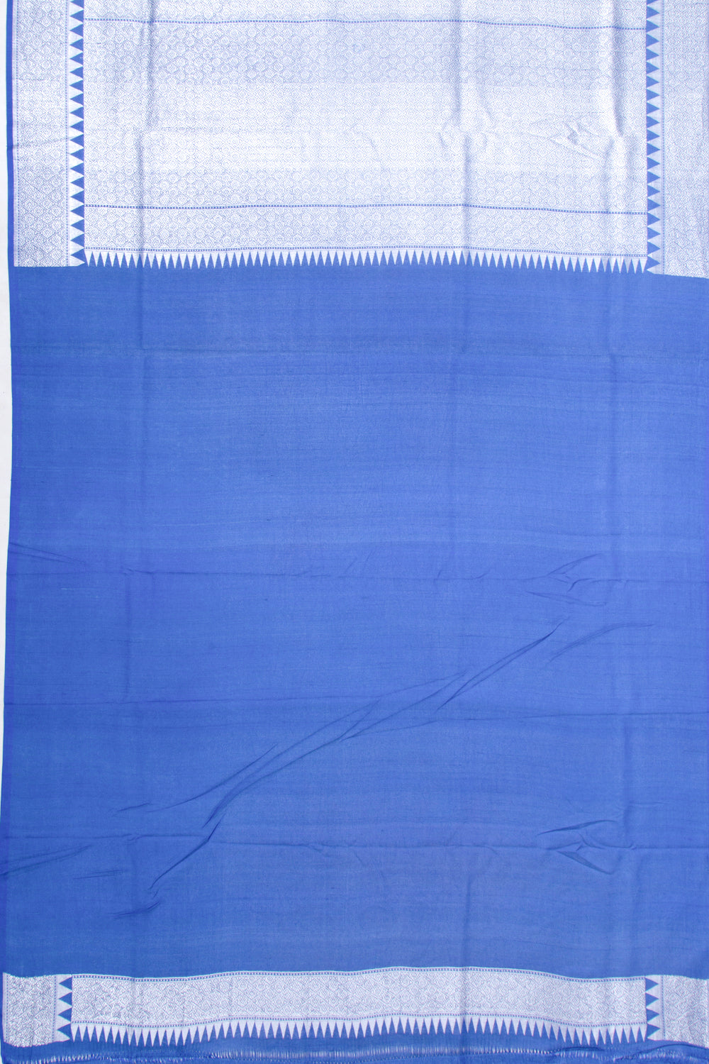 Banarasi Tussar Georgette Brocade Blue Saree