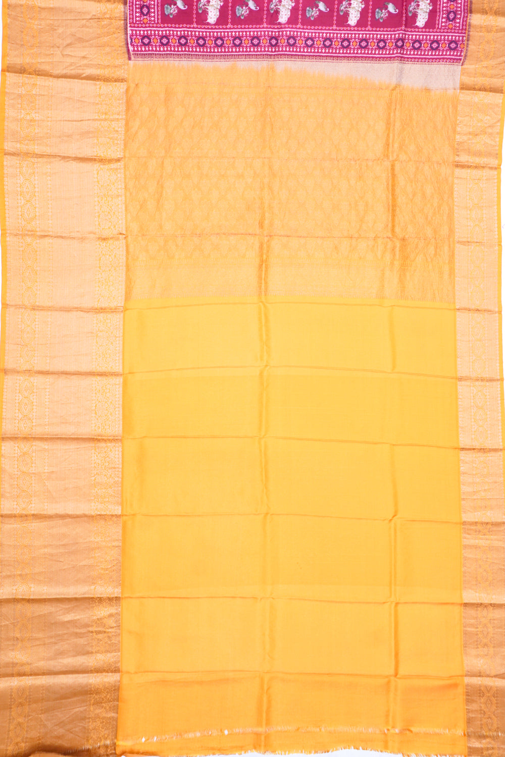 Soft Silk Pichwai Printed Prle Saree