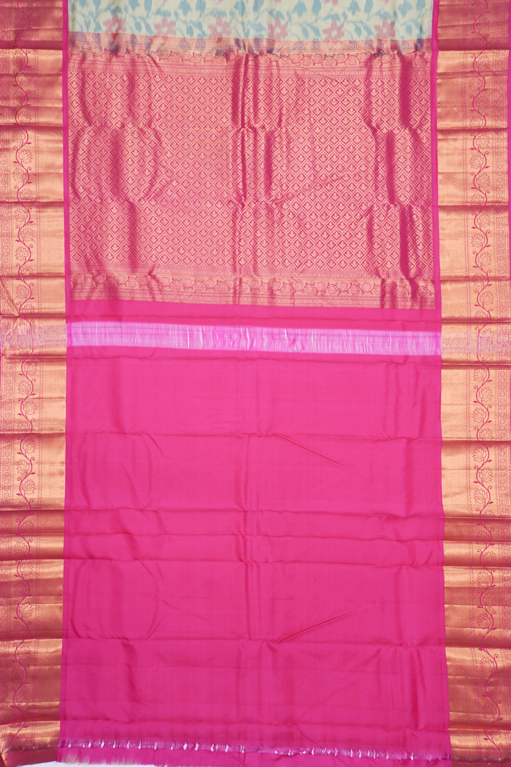 Soft Silk Ikat Green Saree