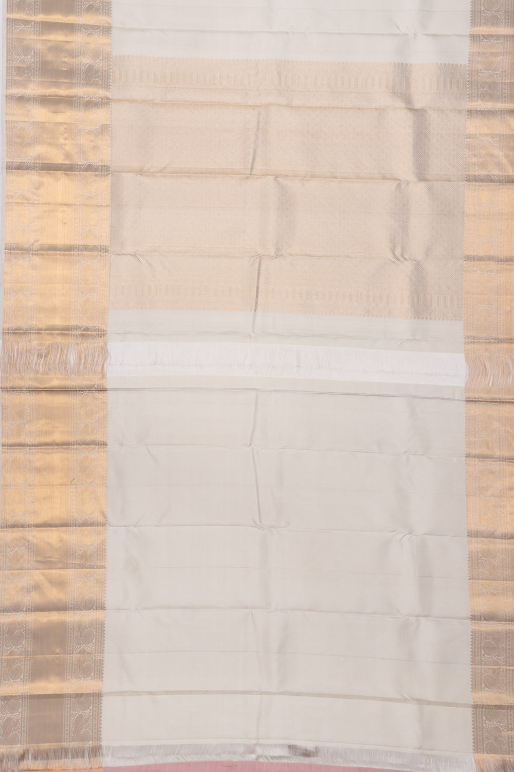 Taranga Kanchi Silk Butta Grey Saree