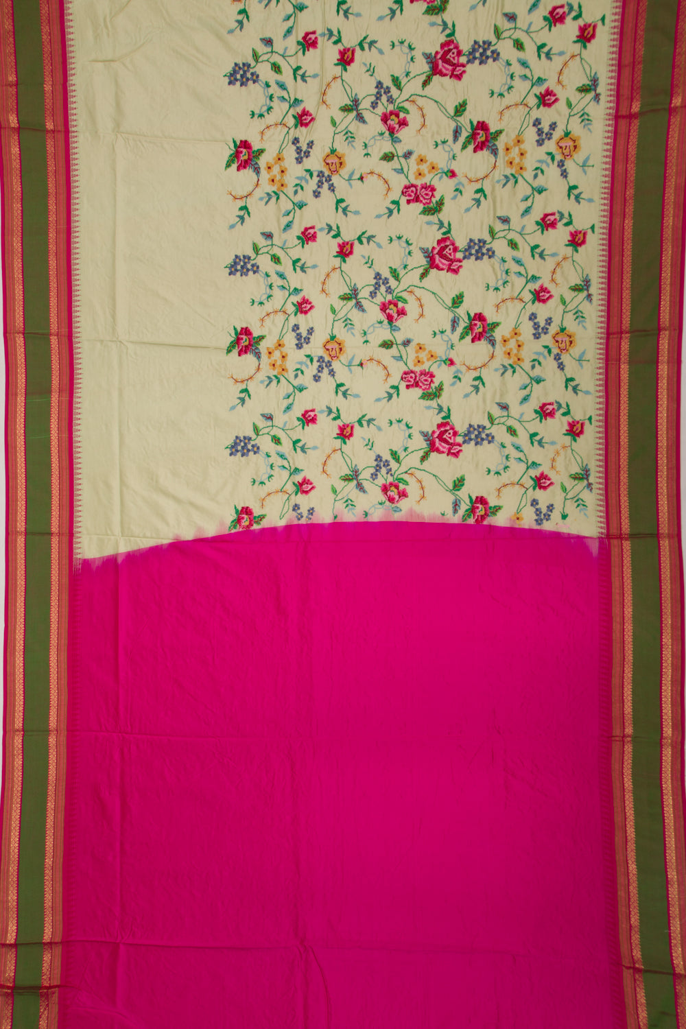 Soft Silk Embroidery Pastel Green Saree