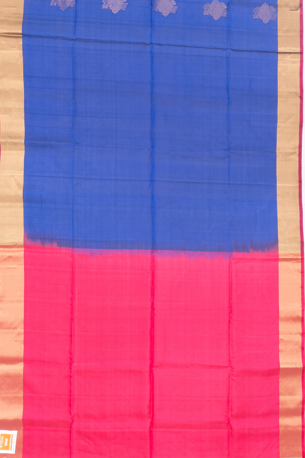Coimbatore Silk Butta Dark Blue Saree
