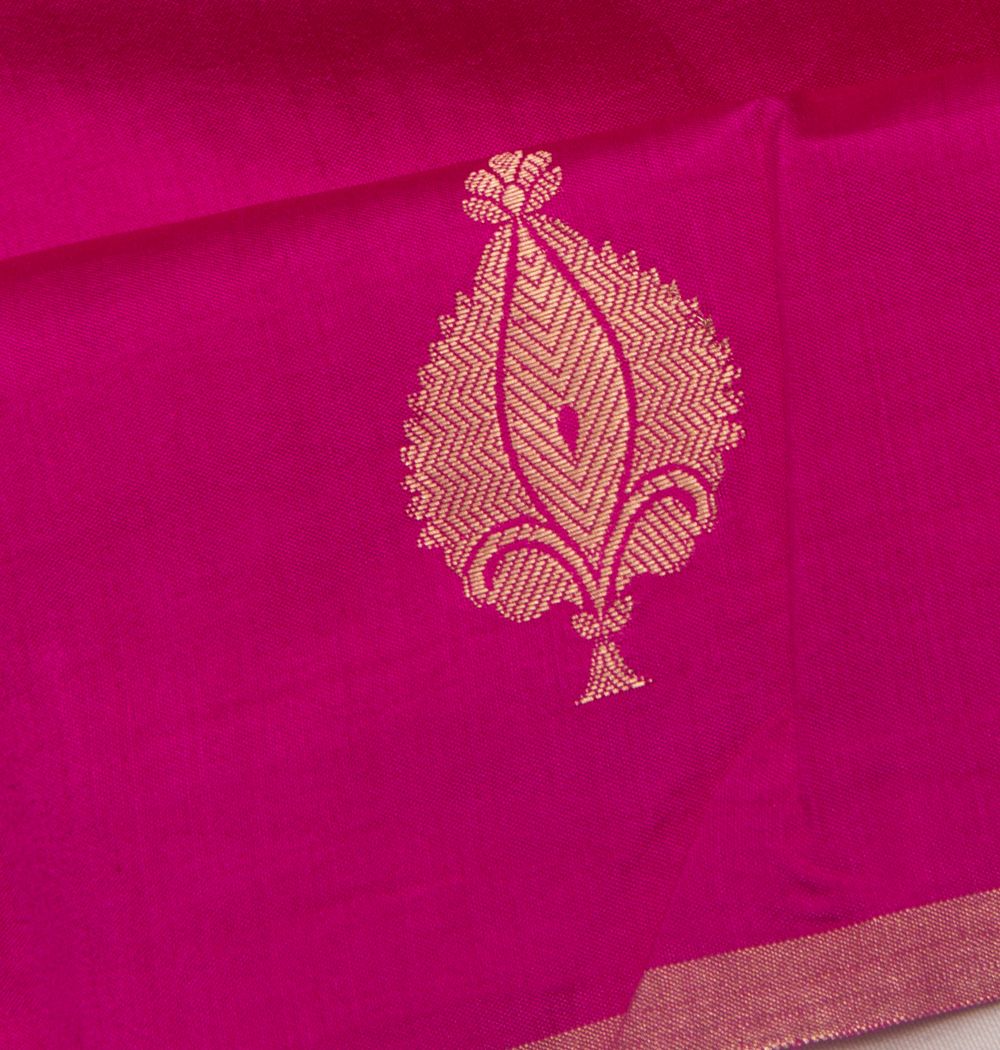 Banarasi Katan Silk Butta Pink Saree