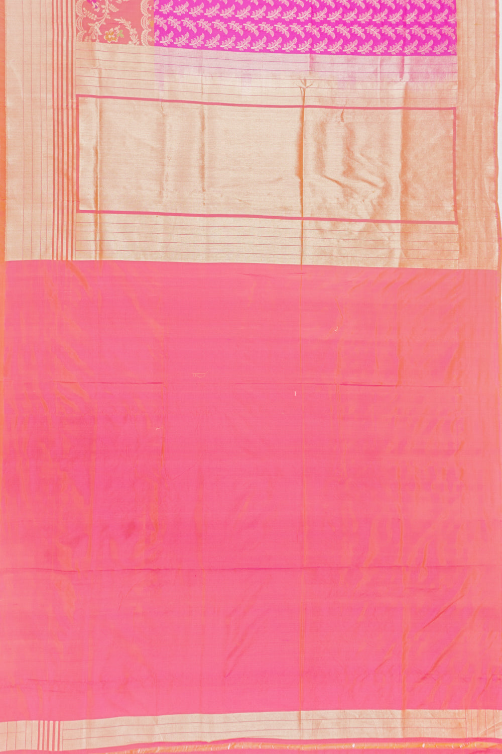 Banarasi Silk Brocade Pink Saree
