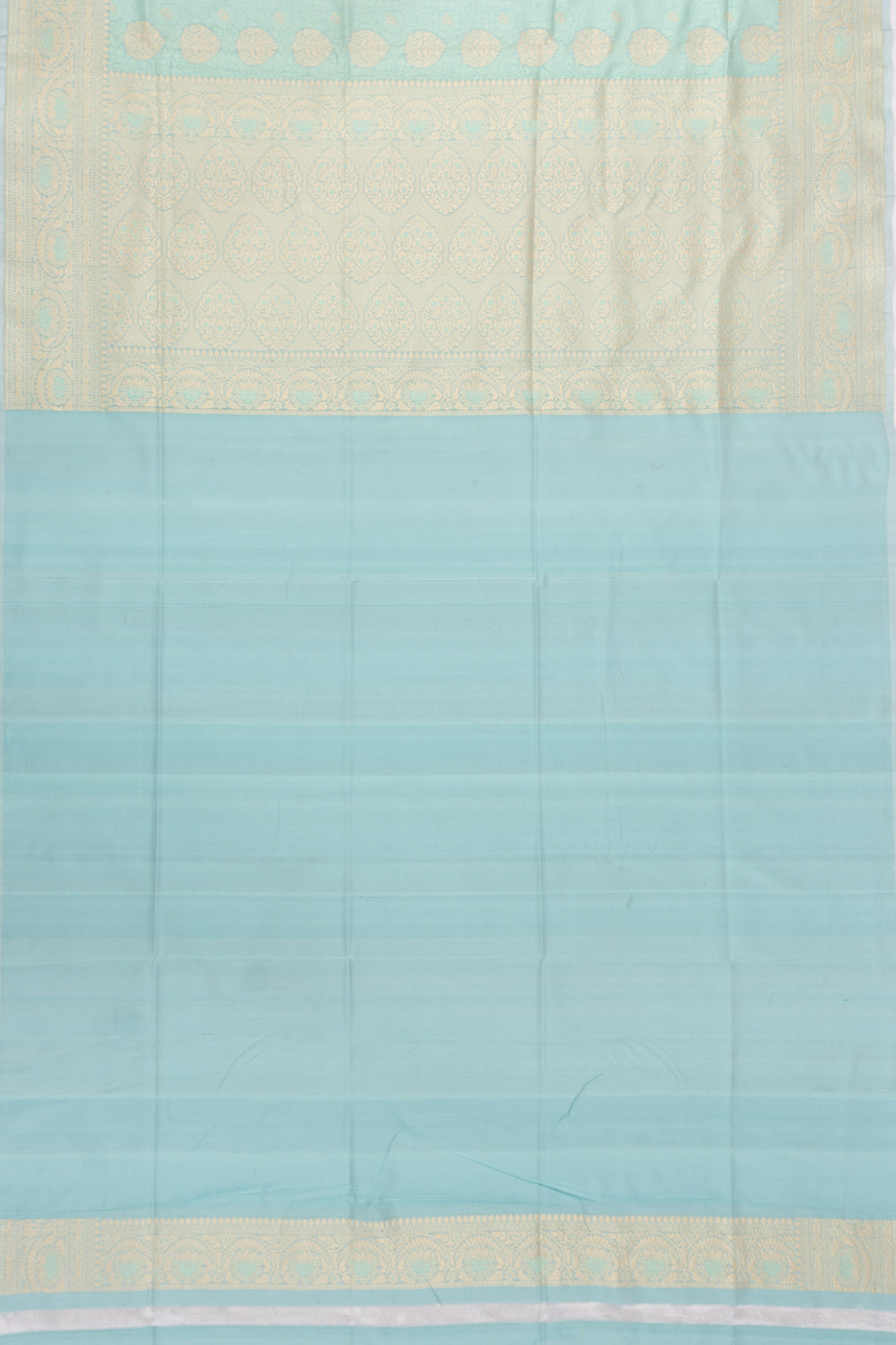 Banarasi Silk Jacquard And Butta Blue Saree