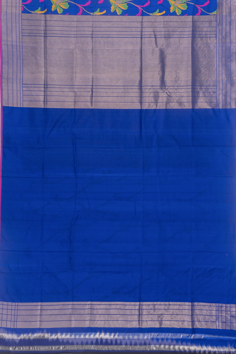 Banarasi Silk Jaal Royal Blue Saree