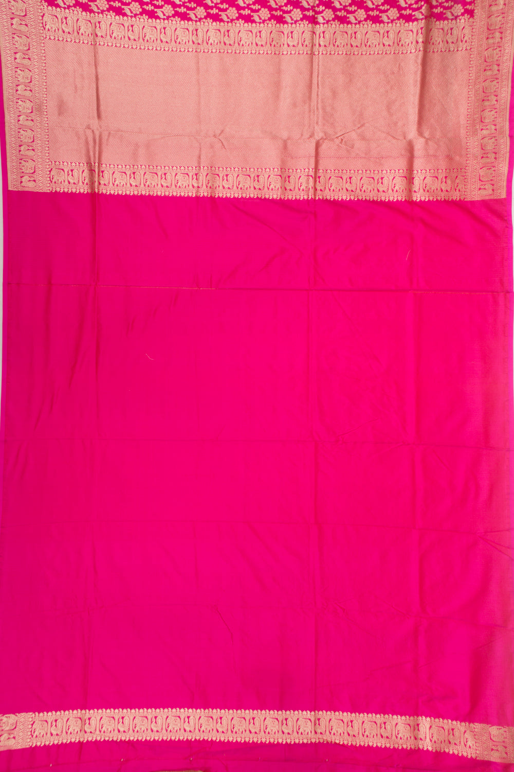 Banarasi Silk Brocade Pink Saree