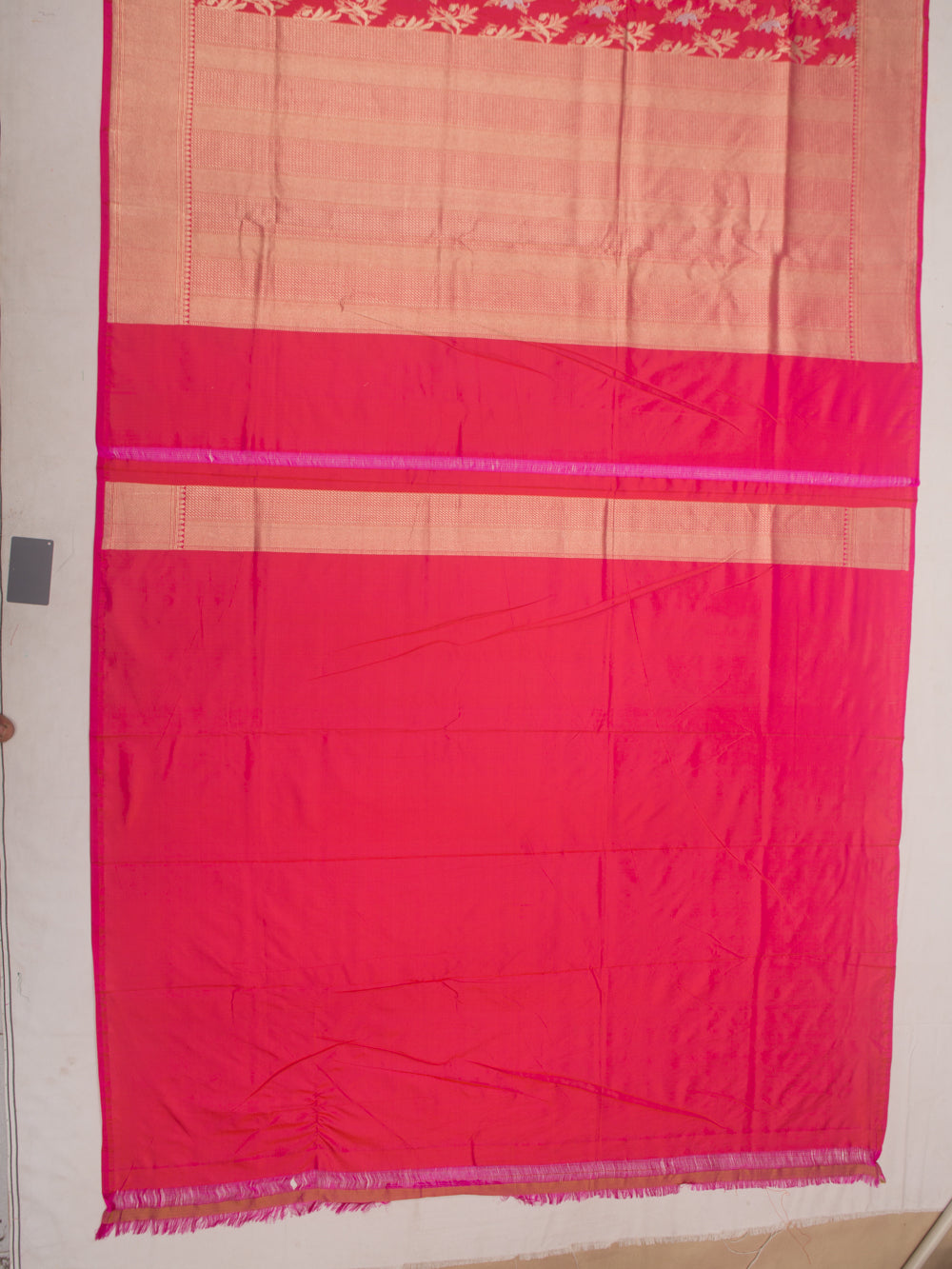 Banarasi Silk Brocade Pink Saree