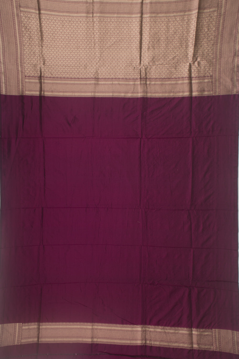 Banarasi Silk Jaal Purple Saree