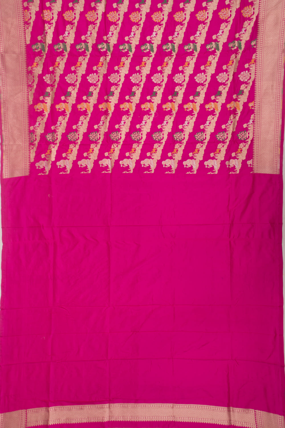 Banarasi Silk Brocade Pink Saree