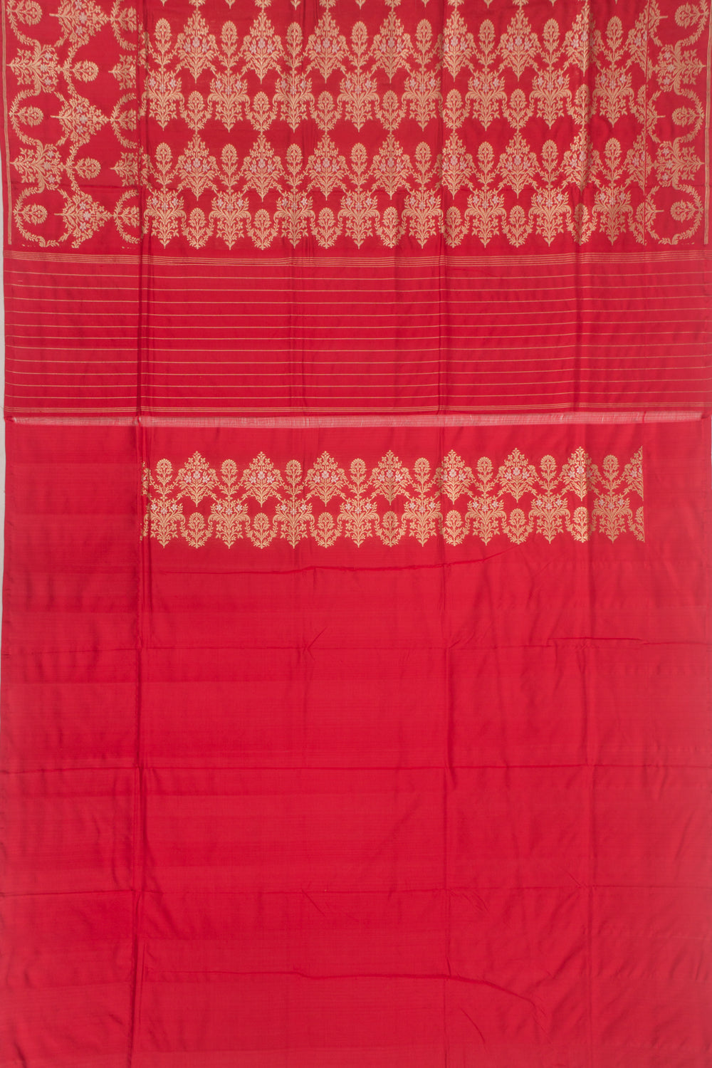 Banarasi Silk Plain Blue Saree