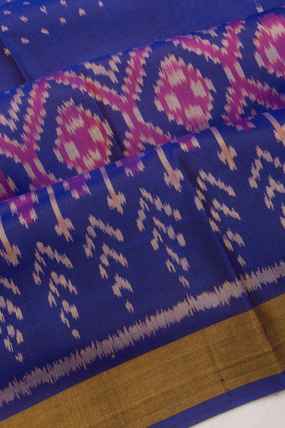 Rajkot Patola Silk Ikat violet Saree