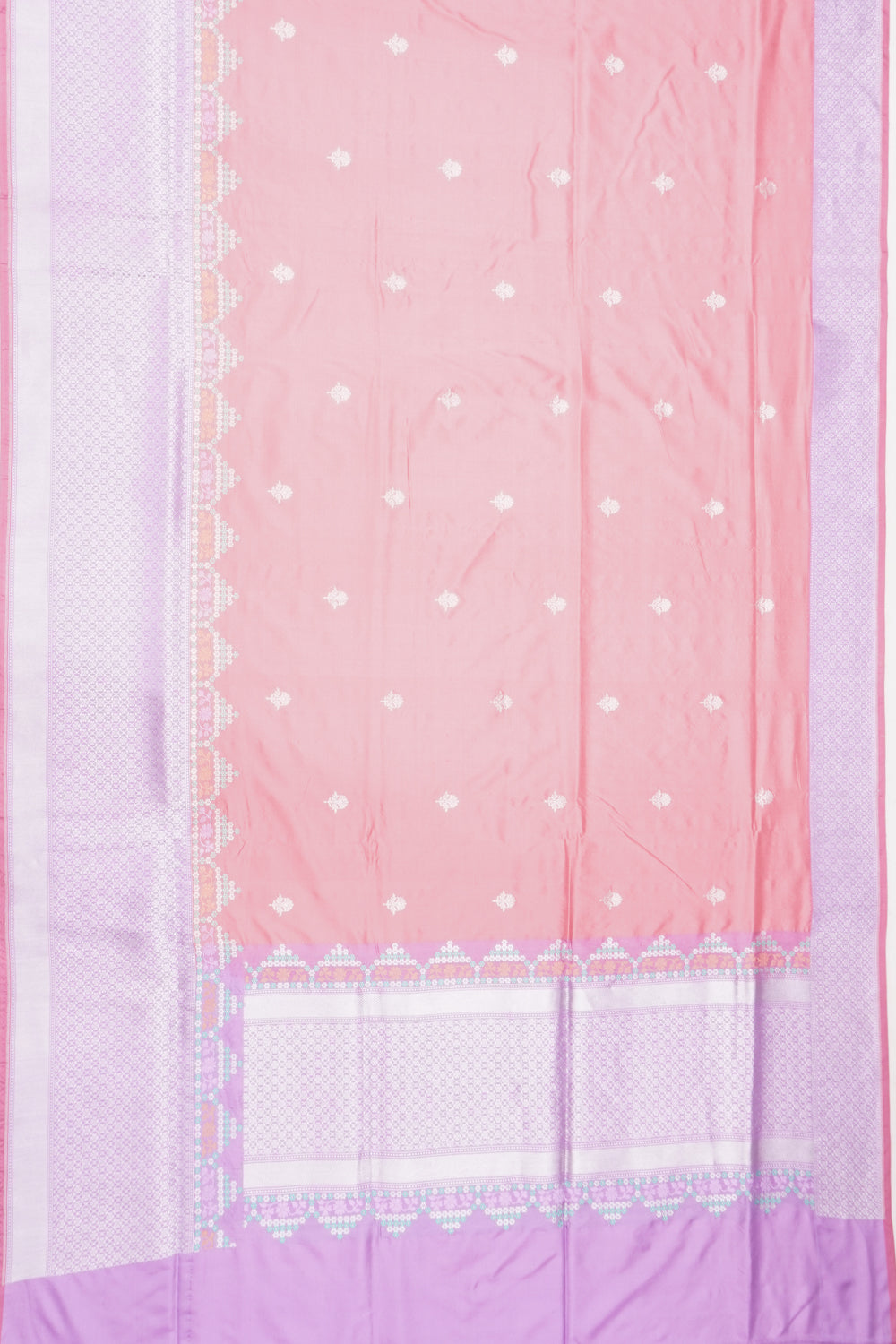 Banarasi Silk Butta Pink Saree
