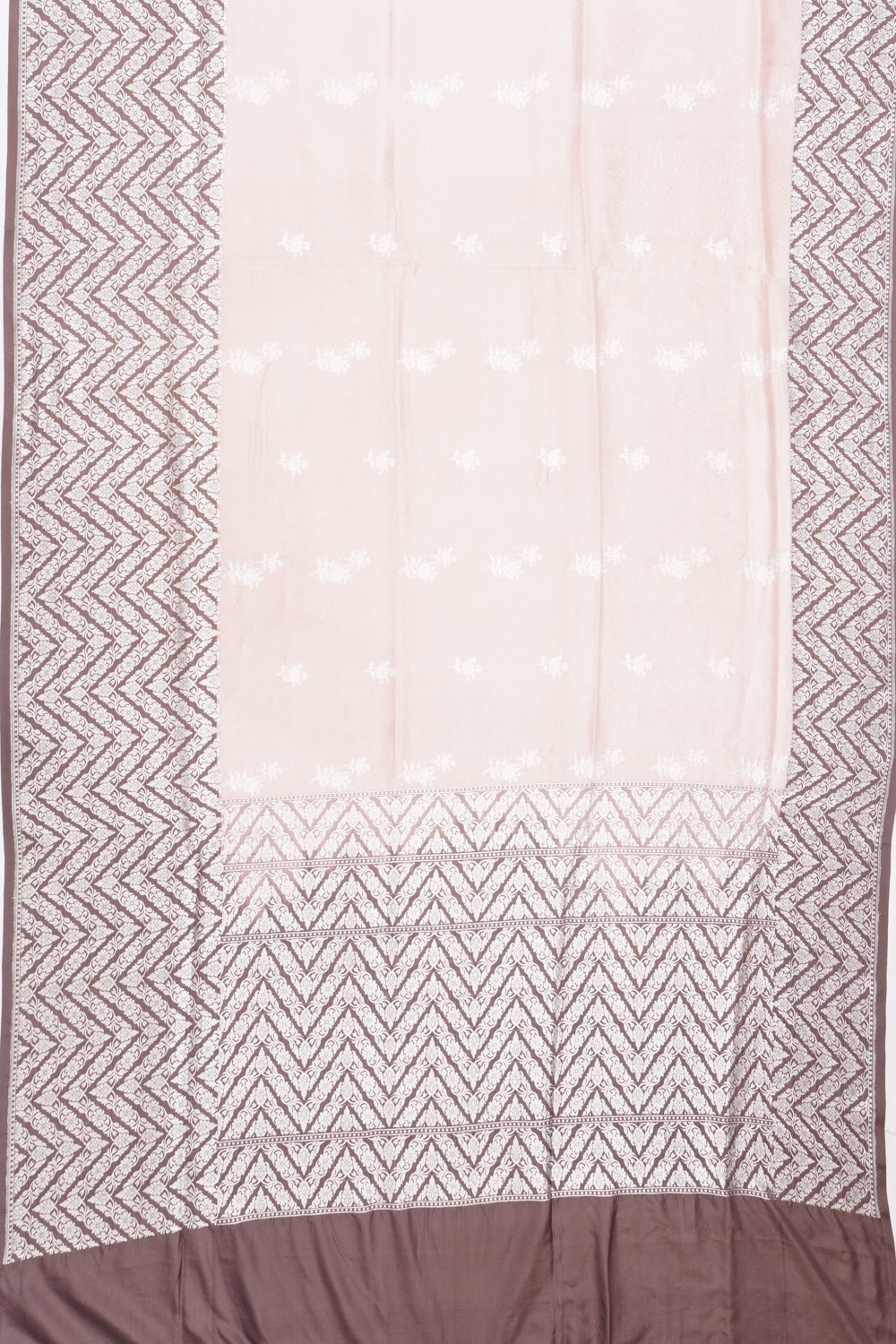 Banarasi Silk Tissue Butta Baby Pink Saree