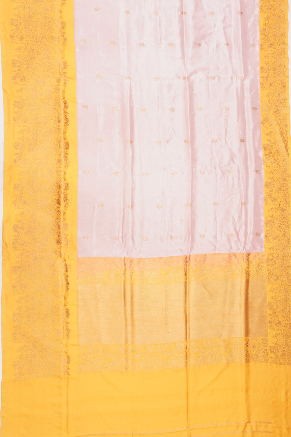 Banarasi Silk Tissue Butta Baby Pink Saree