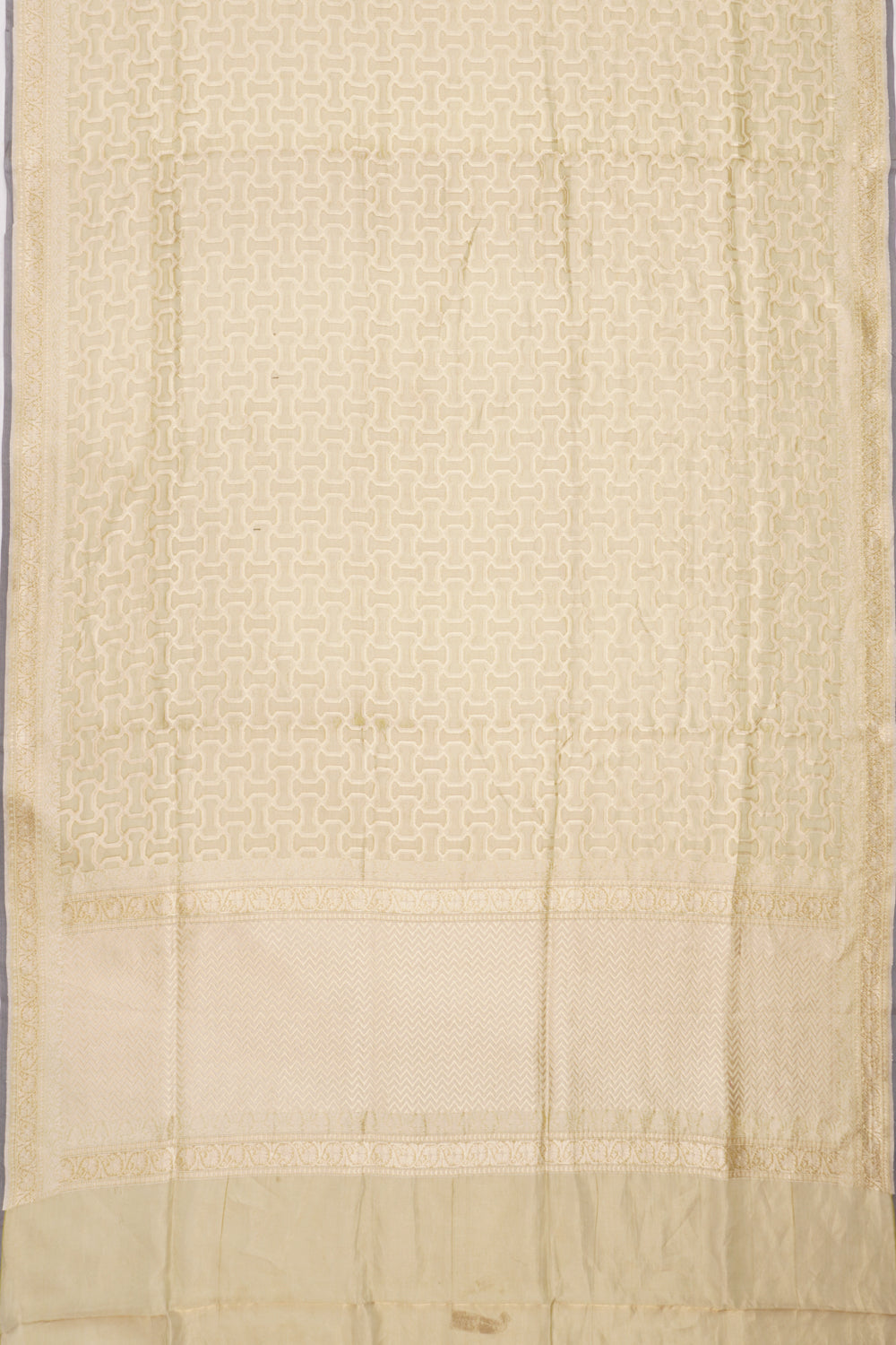 Banarasi Kora Organza Brocade Green Saree