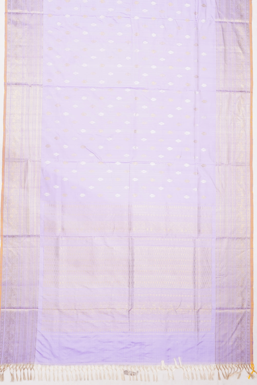 Kanchipuram Silk Butta Lavender Saree