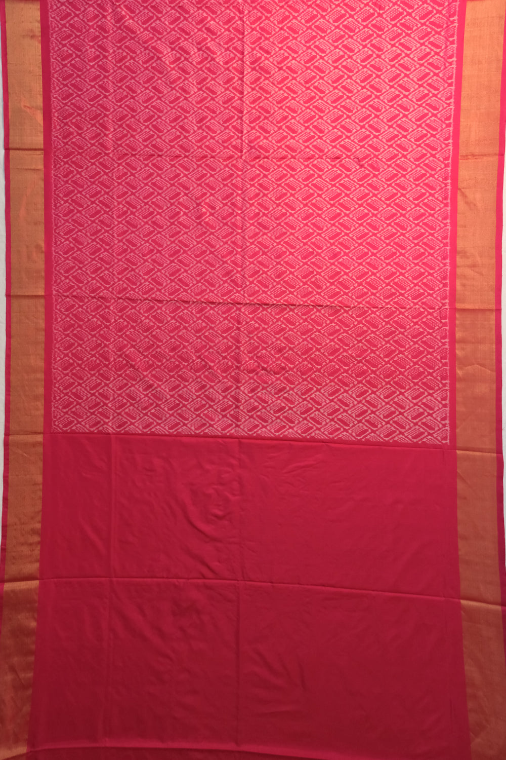 Pochampally Silk Ikat Pink Saree