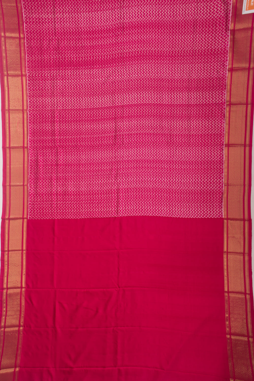 Pochampally Silk Ikat Purple Saree