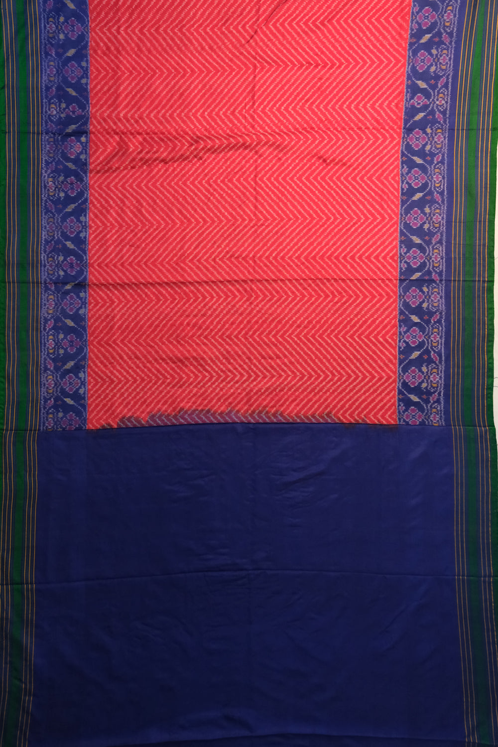 Pochampally Silk Ikat Pink Saree