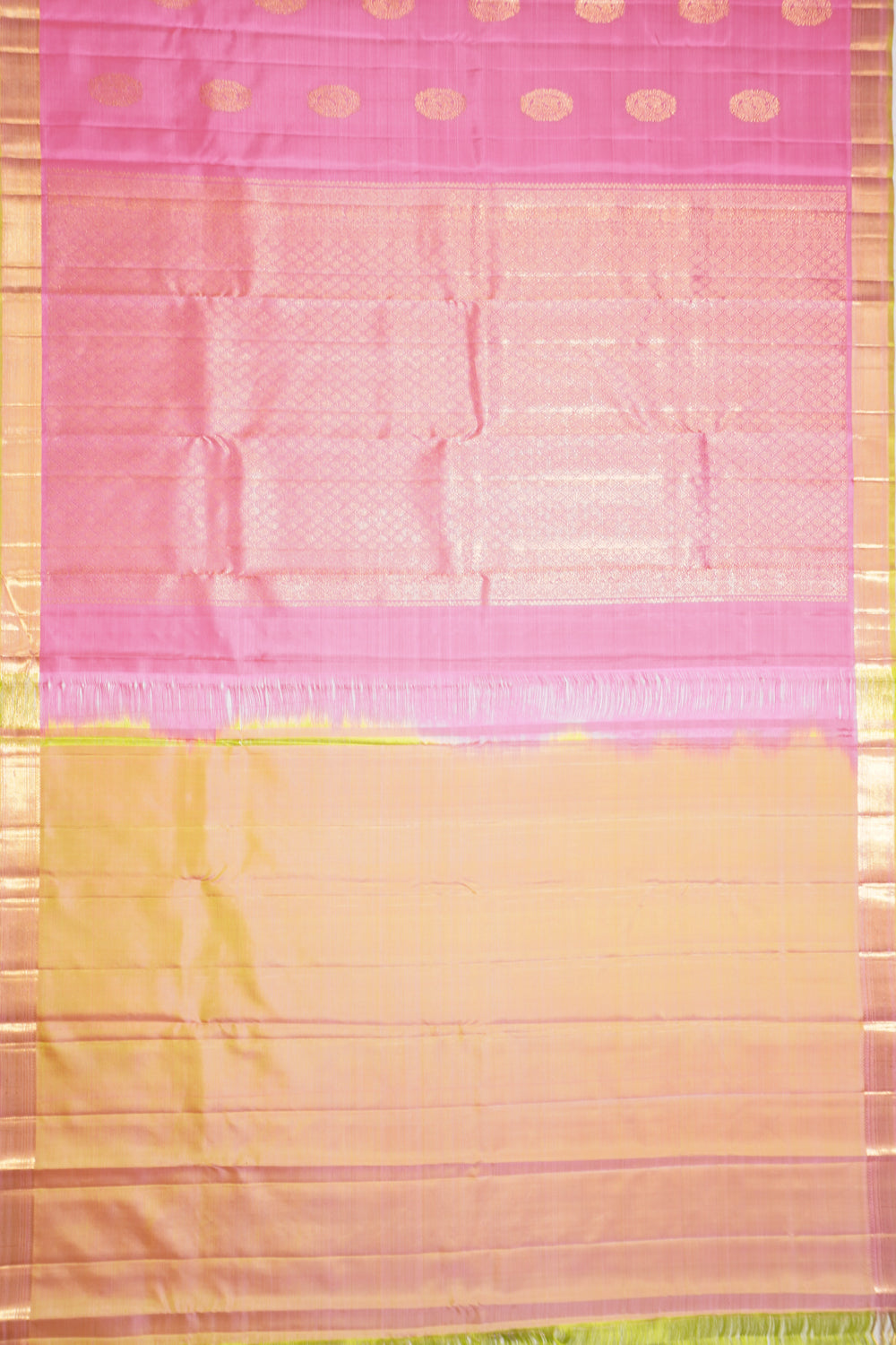 Kanchipuram Silk Butta Pink Saree