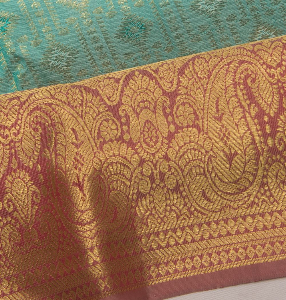 Taranga Kanchi Silk Sea Green Saree