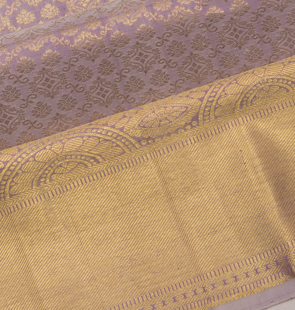 Taranga Kanchi Silk Brocade Lilac Saree