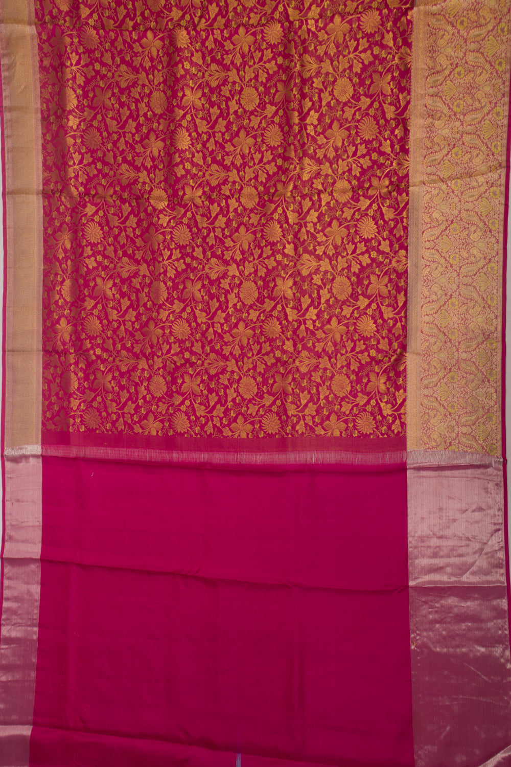 Taranga Kanchi Silk Brocade Pink Saree