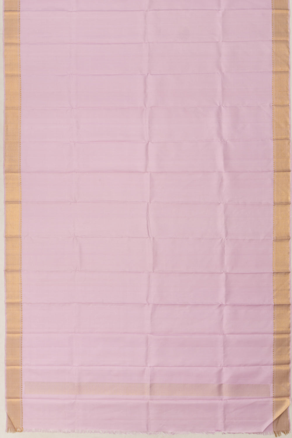 Kanchipuram Silk Plain Lavender Dhoti And Kanduva